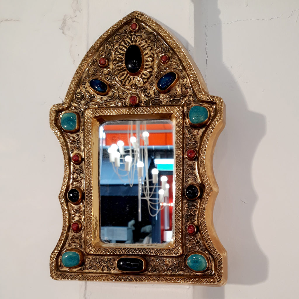 Miroir en céramique par François Lembo (1930-2013) sur Circa51