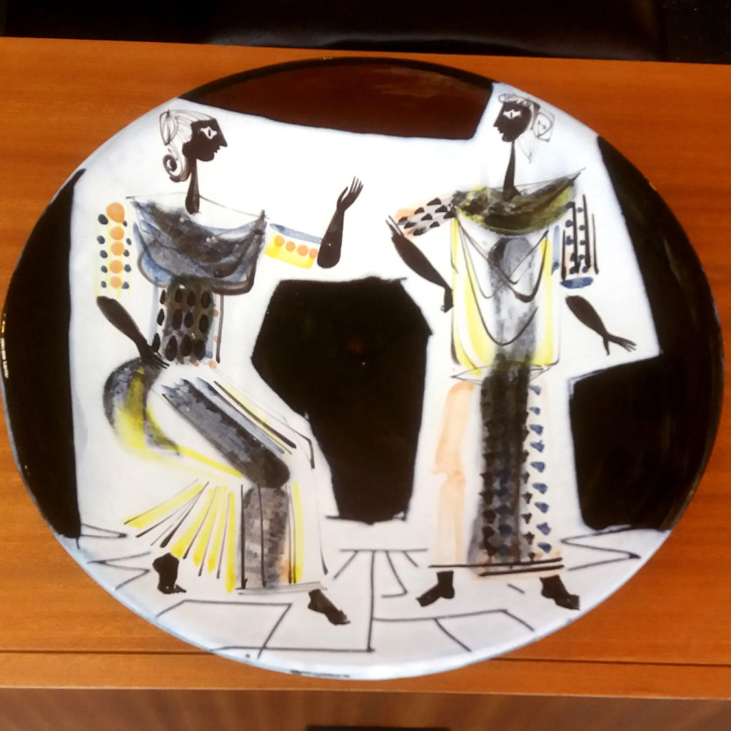 Plat en céramique par Roger Capron (1922-2006) sur Circa51