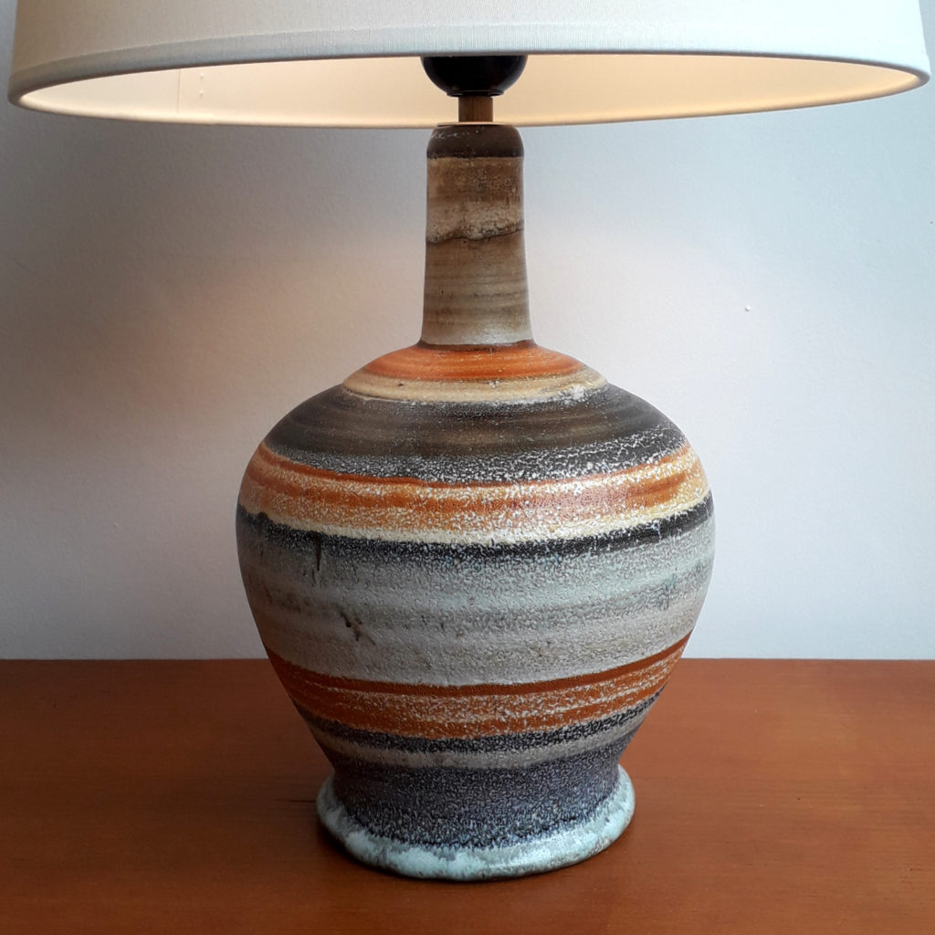 Lampe deux potiers par Michellle et Jacques Serre sur Circa51