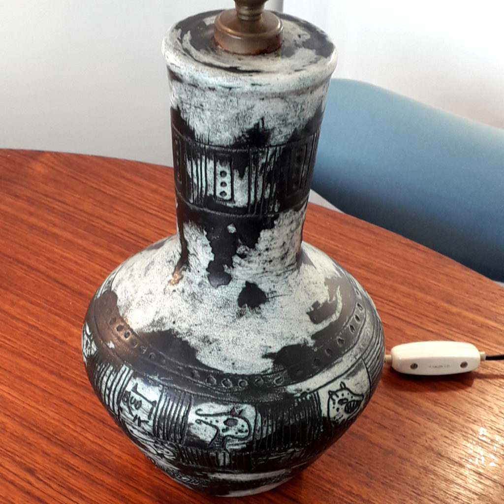 Lampe en céramique par Jacques Blin sur Circa51