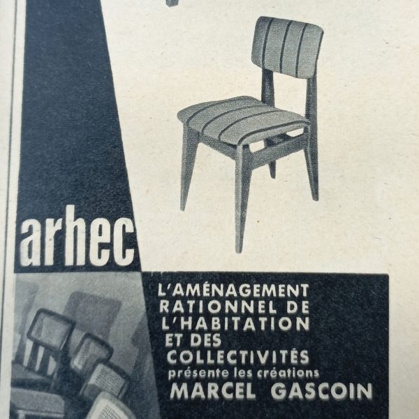 Chaise C et Bureau par Marcel Gascoin sur Circa51