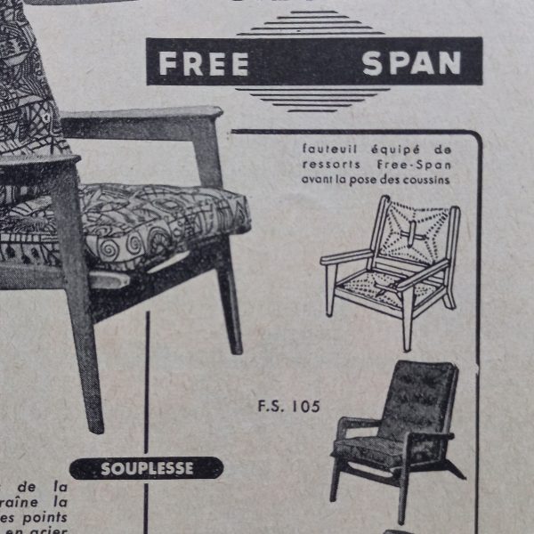 Paire de fauteuils FS105 par Pierre Guariche sur Circa51